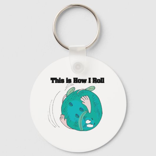 Hoe ik rol (Bowlingbal) Sleutelhanger (Voorkant)