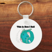 Hoe ik rol (Bowlingbal) Sleutelhanger (Voorkant)