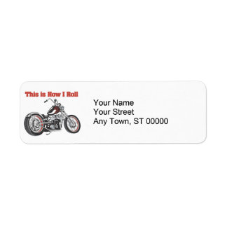 Hoe ik rol (motorfiets) etiket