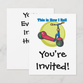 Hoe ik rol (Scooter) Kaart (Voorkant / Achterkant)