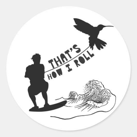 HOE IK ROLL RONDE STICKER (Voorkant)