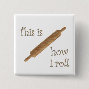 Hoe ik Roll Vierkante Button 5,1 Cm