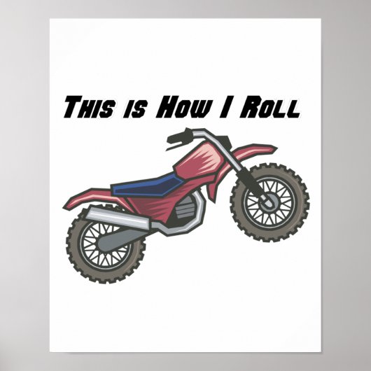 Hoe ik rolt (Dirt Bike) Poster (Voorkant)