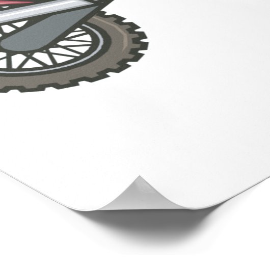 Hoe ik rolt (Dirt Bike) Poster (Hoek)