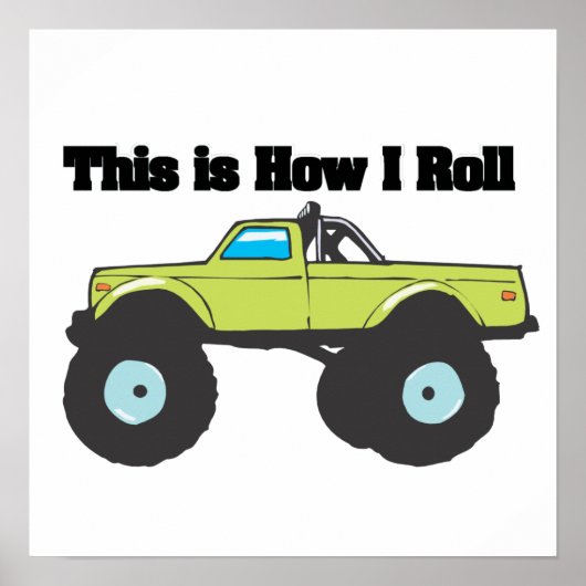 Hoe ik rolt (Monster Truck) Poster (Voorkant)