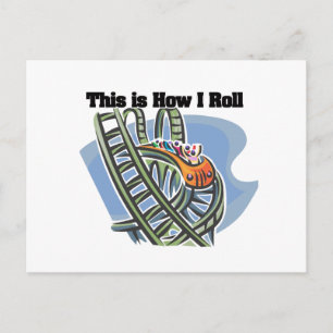 Hoe ik rolt (Onderzetter Roller) Briefkaart