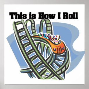 Hoe ik rolt (Onderzetter Roller) Poster