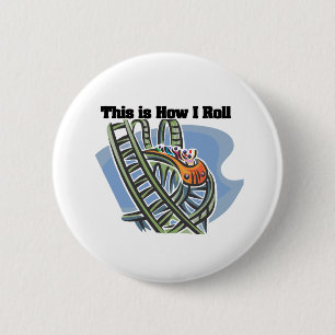 Hoe ik rolt (Onderzetter Roller) Ronde Button 5,7 Cm