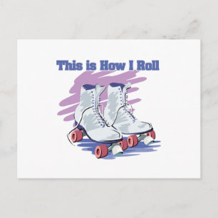 Hoe ik rolt (Rollers Schaatsen) Briefkaart