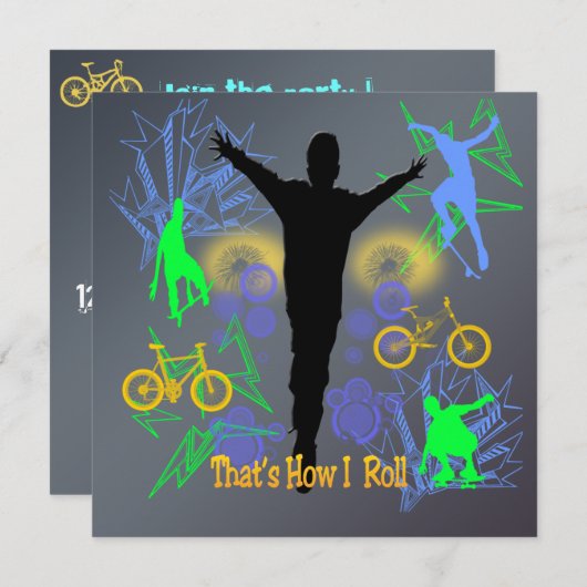 Hoe ik (Tween Boys) Uitnodiging rol (Voorkant / Achterkant)