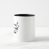 Hoe ik van Man hou | Zwart en sterk nieuwheidsgesc Mok (Midden)