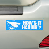 Hoe is het Hanging? Bumpersticker (Op auto)