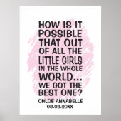Hoe is het mogelijk dat van alle kleine meisjes poster (Voorkant)
