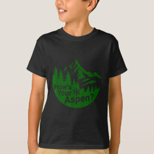 Hoe is je Aspen Grappige Aspen Colorado Ski Skispo T-shirt