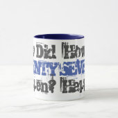 Hoe is Seventy gebeurd? - 70e verjaardag Mok (Midden)