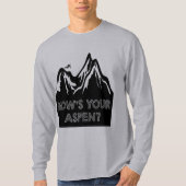 Hoe is uw Aspen Funny Laugh Skiing Edition? T-shirt (Voorkant)