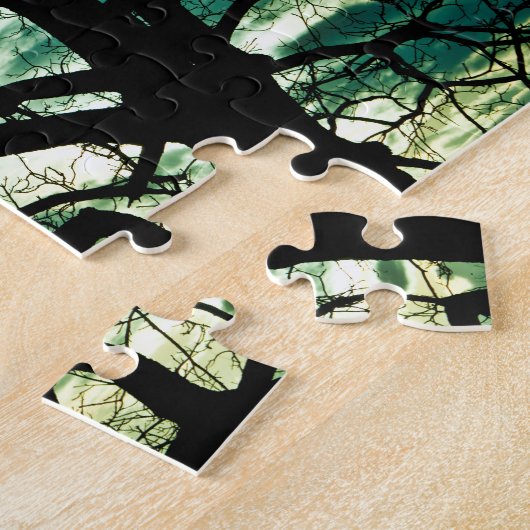 Hoe jaloers is de maan? legpuzzel (Zijkant)