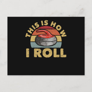 Hoe je de krulspelspeler draait om de wintersportc briefkaart