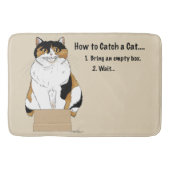 Hoe je een kat vangt badmat (Voorkant)