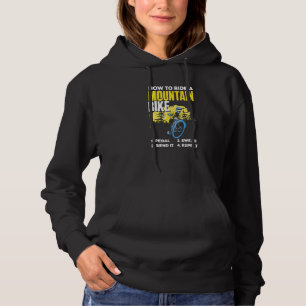 Hoe je een mountainbike rijdt Mountainbiker MTB Hoodie