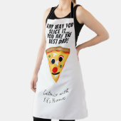 Hoe je het ook snijdt je bent de beste pap pizza schort (Insitu)