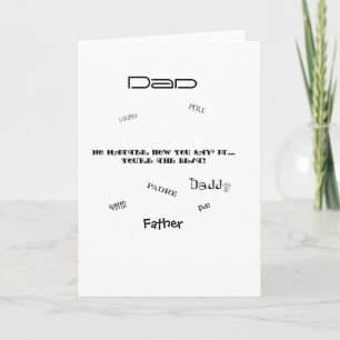 Hoe je het ook zegt kaart