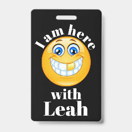 Hoe je je kind in verlegenheid brengt Lanyard Badg Badge