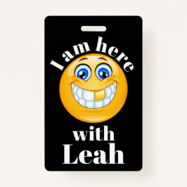 Hoe je je kind in verlegenheid brengt Lanyard Badg Badge