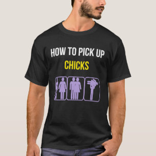 Hoe je kuikens oppakt Funny Geek Sarcastische kuik T-shirt