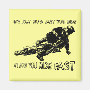 Hoe je rijdt Fast Dirt Bike Motorcross Magnet Magneet