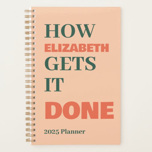 Hoe Jouw naam het voor elkaar krijgt 2026 Planner (Voorkant)