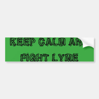 HOE KALK EN BESTRIJDING LYME BUMPERSTICKER BEHOUDE
