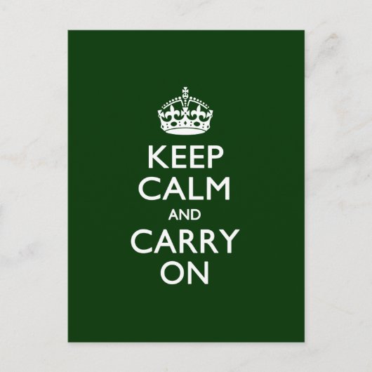 HOE KALK EN DRAY OP Green? Briefkaart (Voorkant)