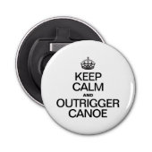 HOE KALM EN OUTRIGGER CANOE BEHOUDEN BUTTON FLESOPENER (Voorkant)