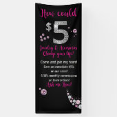 Hoe kan $5 juwelen je levensbanner veranderen? spandoek (Verticaal)