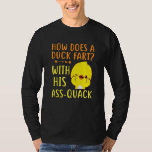 Hoe kan een eend scheet jager t-shirt