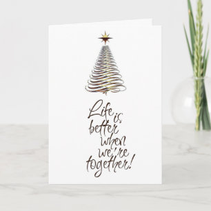 HOE KAN HET CHRISTMAS ZIJN ZONDER "U"? FEESTDAGEN KAART