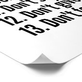 Hoe kan ik bij wijze van uitzondering sterk zijn - poster (Hoek)