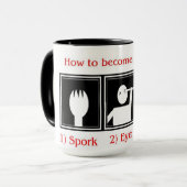 Hoe kan ik een piratenmok zijn? mok (Voorkant links)