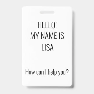 Hoe kan ik helpen? badge