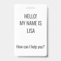 Hoe kan ik helpen? badge