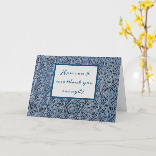 Hoe kan ik je genoeg Kaart bedanken (Gele Bloem)