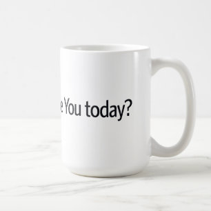 Hoe kan ik je vandaag negeren? koffiemok