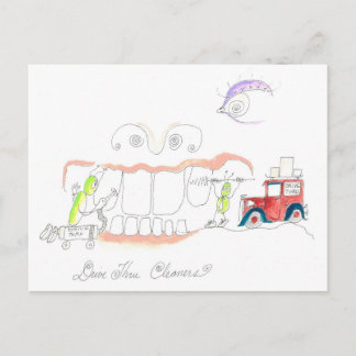 Hoe kan ik Teeth reinigen? Briefkaart