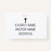 Hoe kan ik voor je bidden? Christelijk Badge (Achterkant)