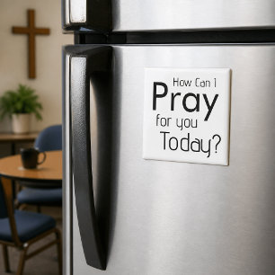 Hoe kan ik voor JOU bidden? Christelijk Magneet
