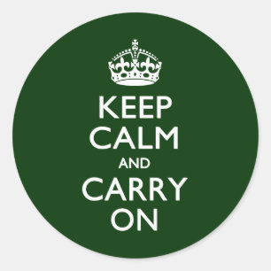 HOE KAN JE BEREIKEN EN ZORGEN VOOR groen Ronde Sticker