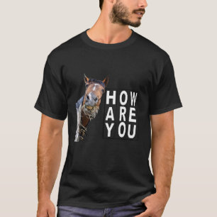 Hoe kan je paardenstro eten? t-shirt