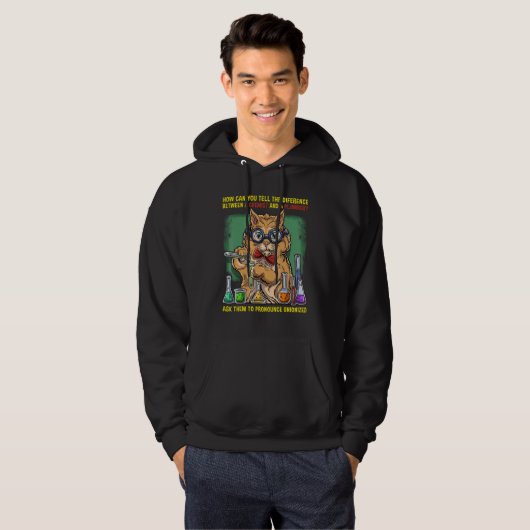 Hoe kan je wetenschap chemistrychemist Joke Ner ve Hoodie (Voorkant volledig)