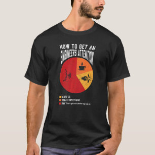 Hoe krijgt u een Engineers Attentie Engineer Engin T-shirt
